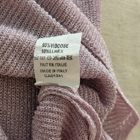 Sparkly Pink Tank Top | TWIK - Made in Italy - Picture 6 of 11